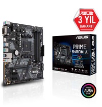 ASUS PRIME B450M-A AMD B450 Ryzen 2 A M4 DDR4 3200MHz () M.2 ANAKART - 1